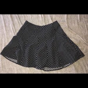 Polka dotted skirt